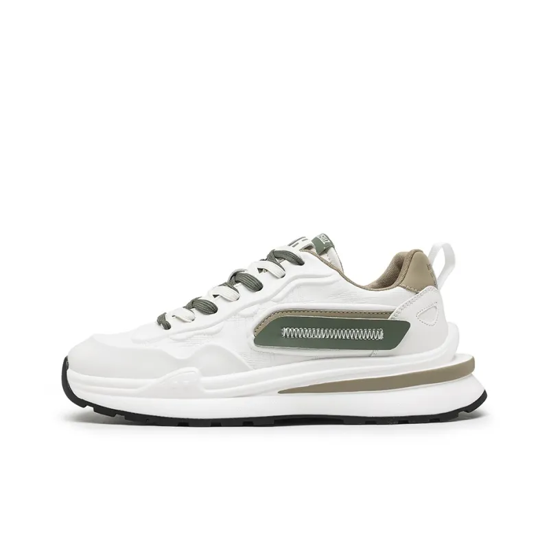 CEDAR HAN Casual Shoes Unisex Low Top Beige Blue/Beige Green */Milk Tea-20