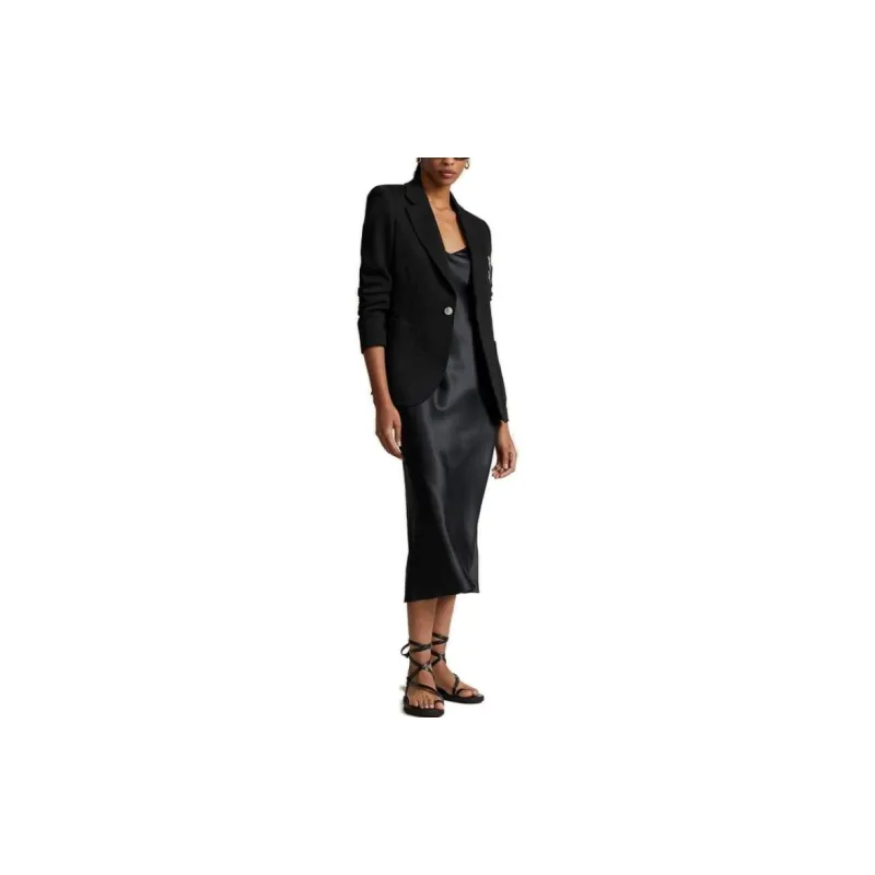 Polo Ralph Lauren Business Suit Coat Women's Black-3