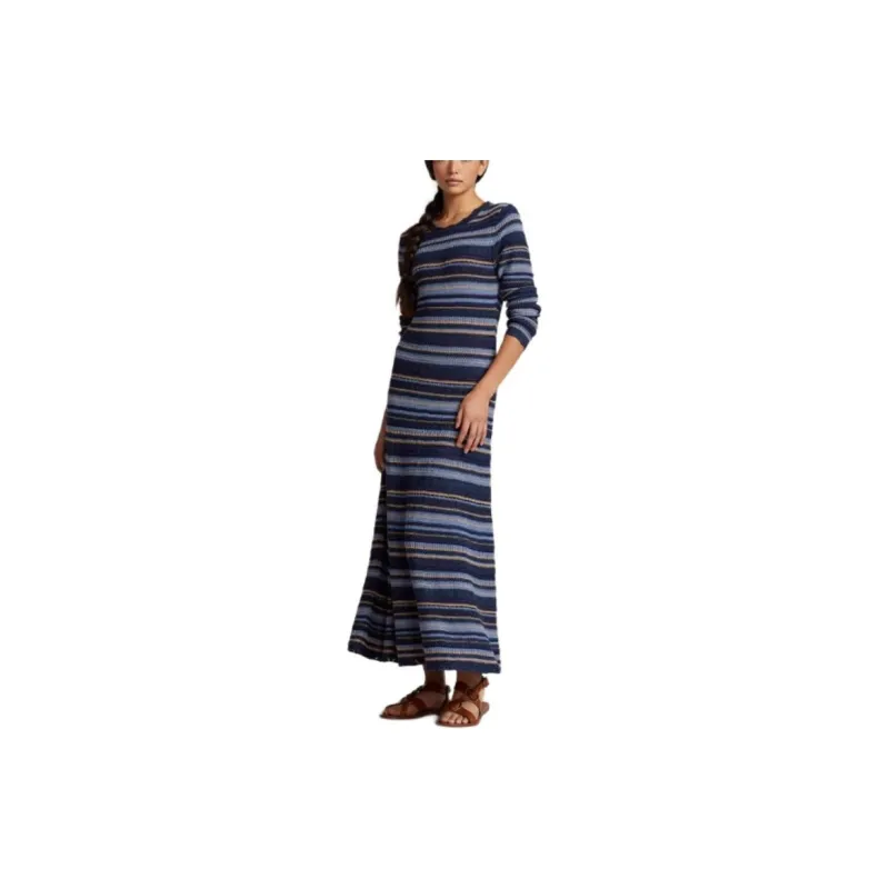 Polo Ralph Lauren SS24 Long-Sleeved Dresses Women's Multicolor-1
