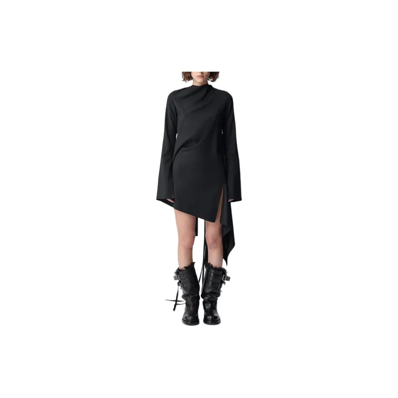 Ann Demeulemeester Long Sleeved Dress Women's Black-1