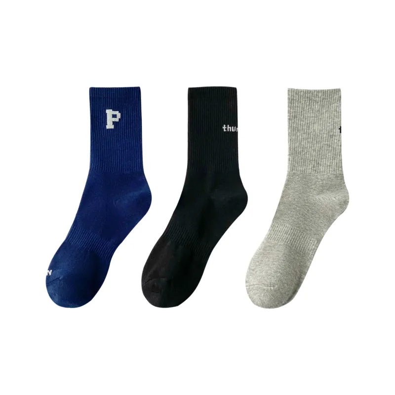 XXLLG Mid Calf Socks Women's 3 Pack-3