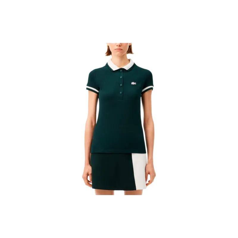 LACOSTE Polo Shirt Women's Green-2