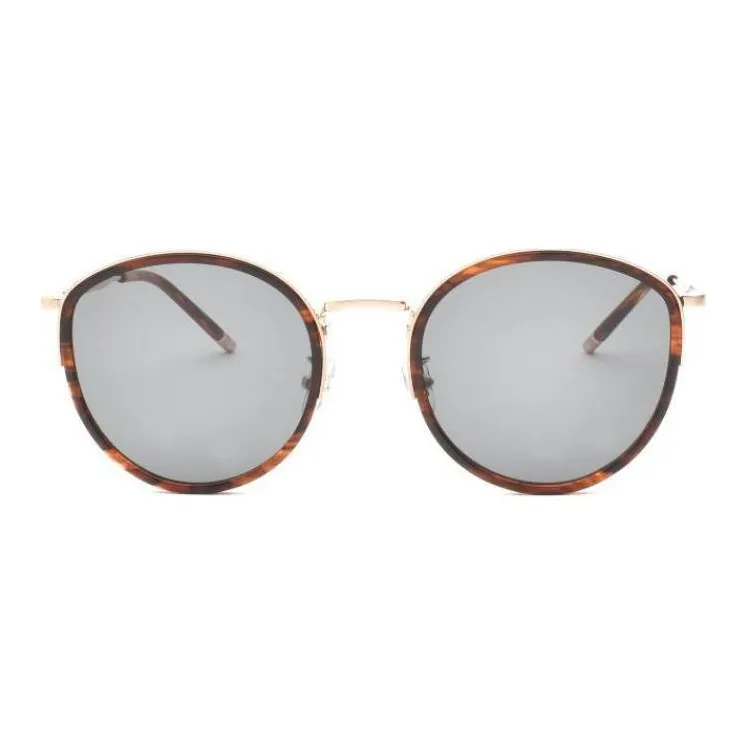 LASH Round Sunglasses Unisex Tortoiseshell-1