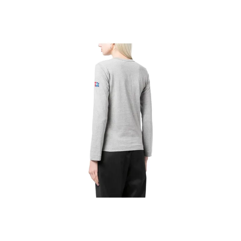 CDG T Shirts Women's Gray-3