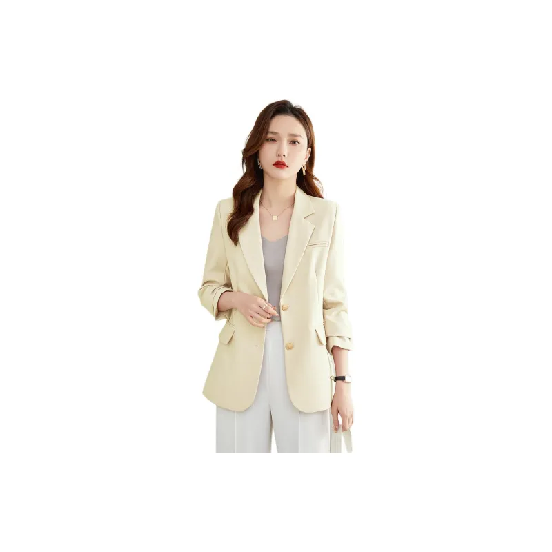 TERRE BLEUE Business Suit Women's Beige-3