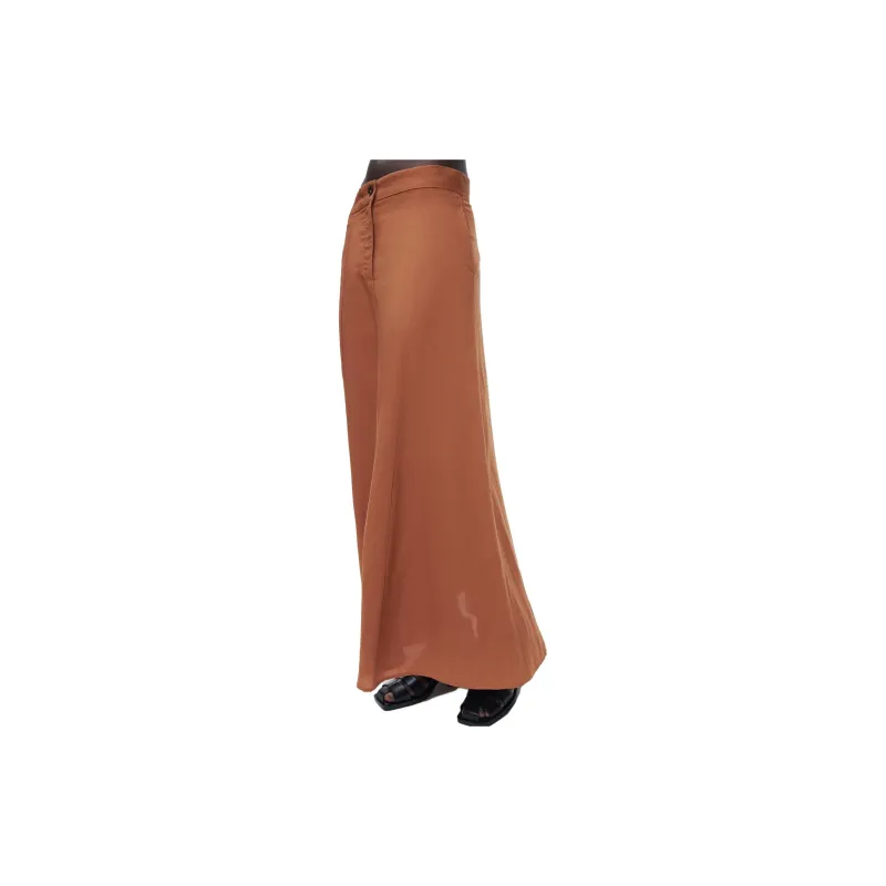 ZARA Casual Long Skirts Women's Orange-2