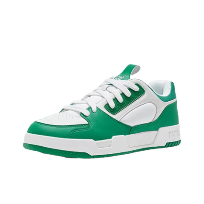 KSWISS Grancourt Anti Slip Wear Resistant Low Top Skateboard Shoes Men's Green-0