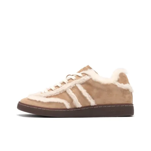 FOOT INDUSTRY Skateboard Shoes Unisex Low-Top Khaki