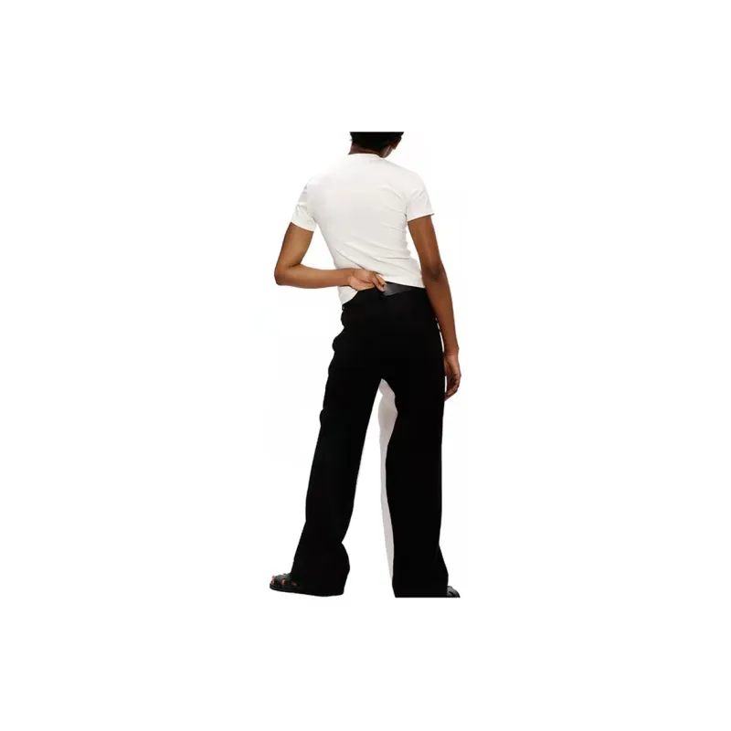 Fax Copy Express SS22 Casual Pants Women's Black White-3