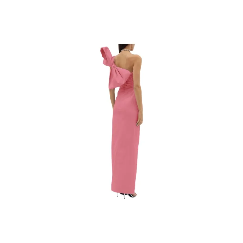 RACHEL GILBERT Olive Bow detailing Dress-2