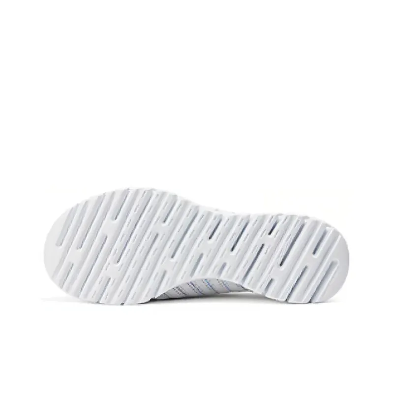 Skechers Cushioning, Slip Resistant, Rebound Low Top Casual Shoes Women's White-3