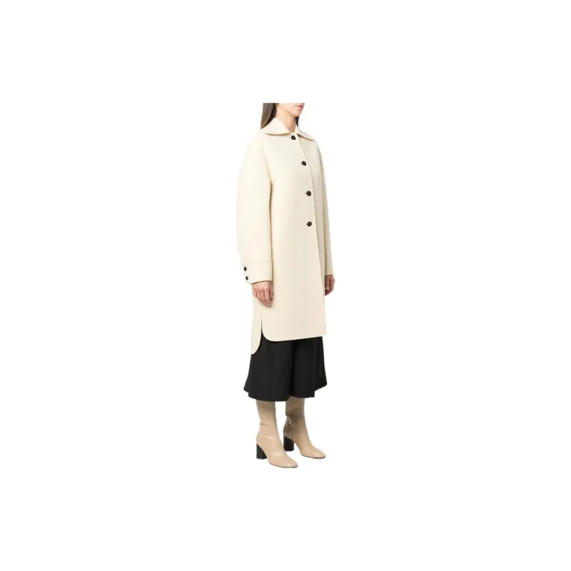 JIL SANDER Single-Breasted Oversized Coat-3
