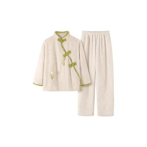 Maultiay Pajama Set Women's White