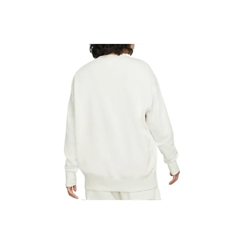 Nike Logo Embroidered Oversized Crewneck Sweatshirt-3