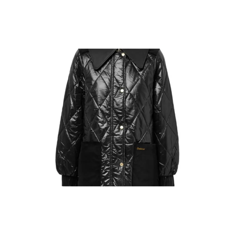 BARBOUR Puffer Jackets Women's Black-4