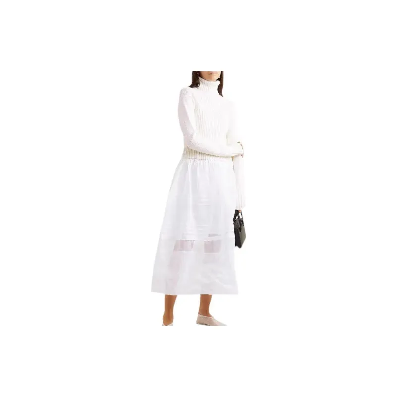 LOEWE Long Sleeved Dresses Women's White-5