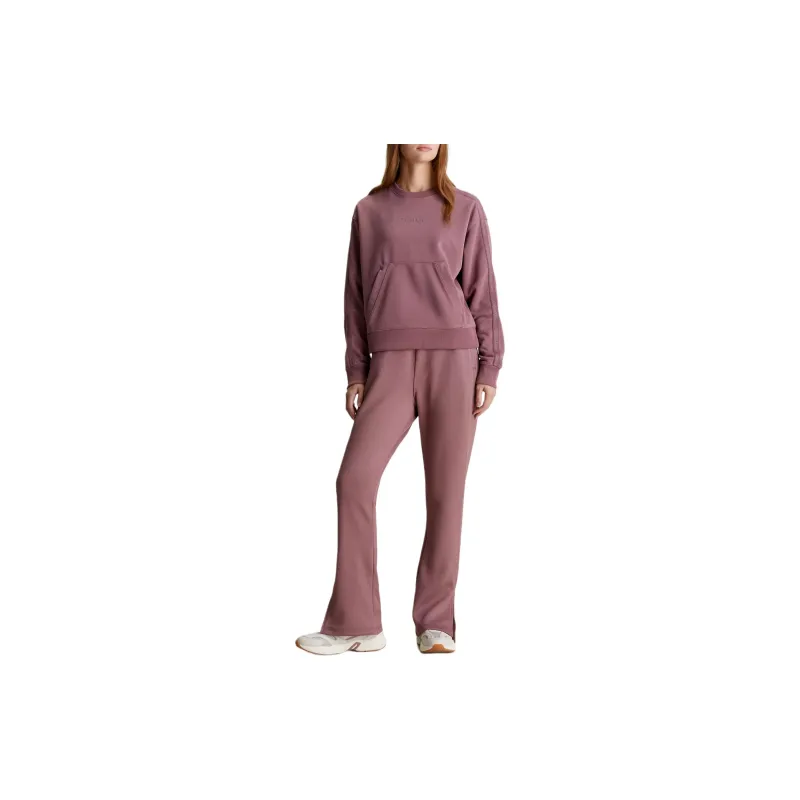 CALVIN KLEIN Sweatshirt Europe Version Women's Rose Purple-1