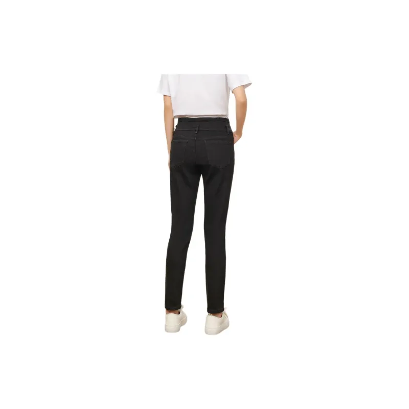 JZ. ANNAKRO Jeans Women's Plain Black-1