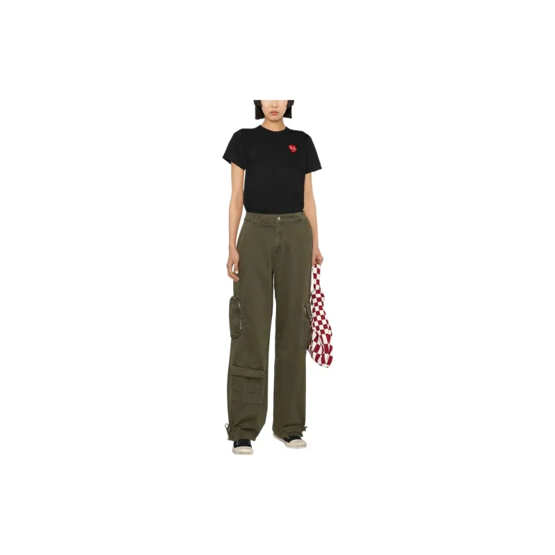 CDG Play T Shirts Women's Black-1