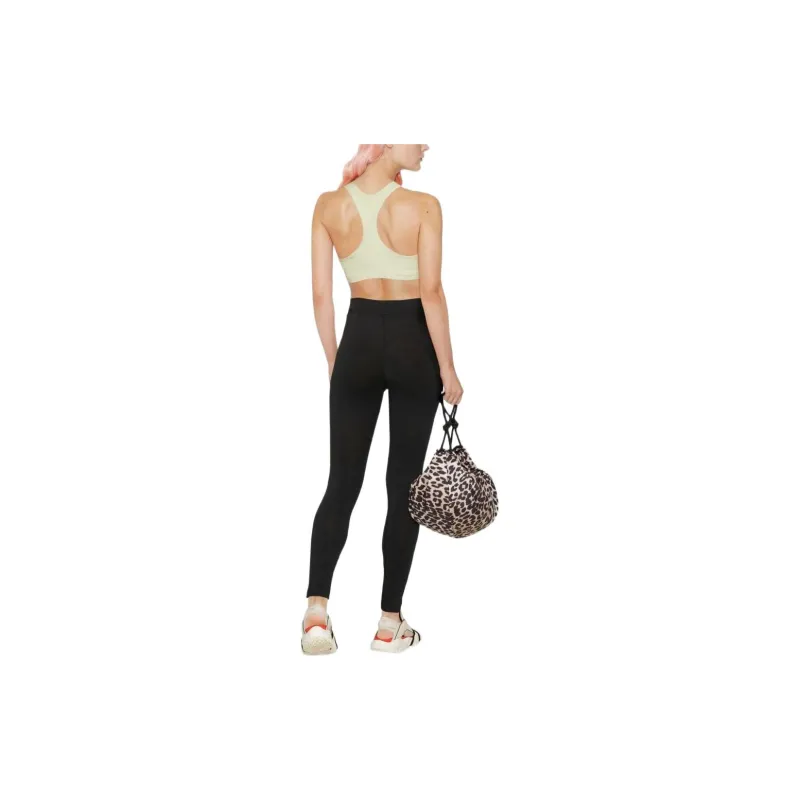Nike Women's Swoosh High Rise Leggings Black/Black/White-2