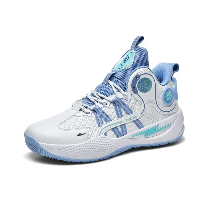Kuding Anti-Slip Wear-Resistant Mid-Top Basketball Shoes Men's-7