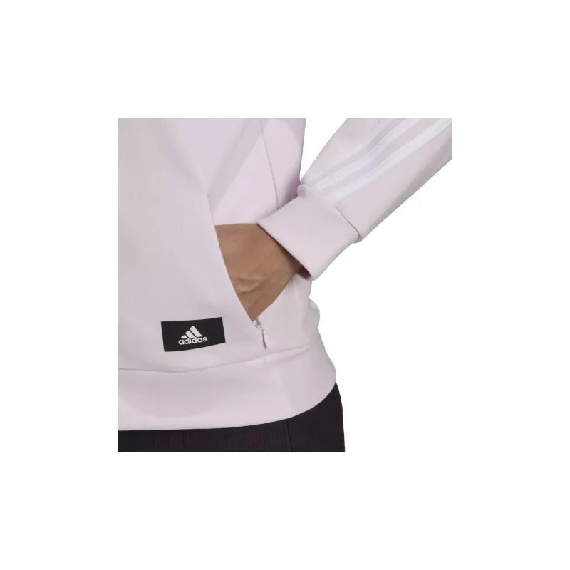 Adidas W FI 3S FZ REG Sweatshirt Women's Pink-4