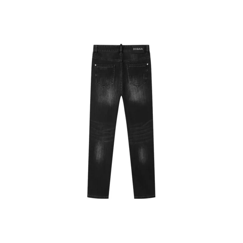 DEGAIA FW24 Jeans Men's Black Gray-1
