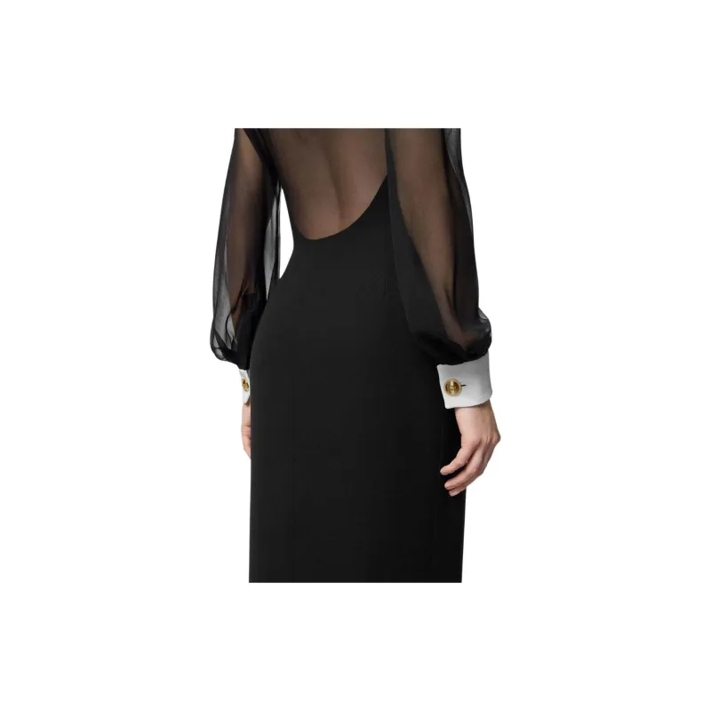 VERSACE Silk Maxi Dress-4