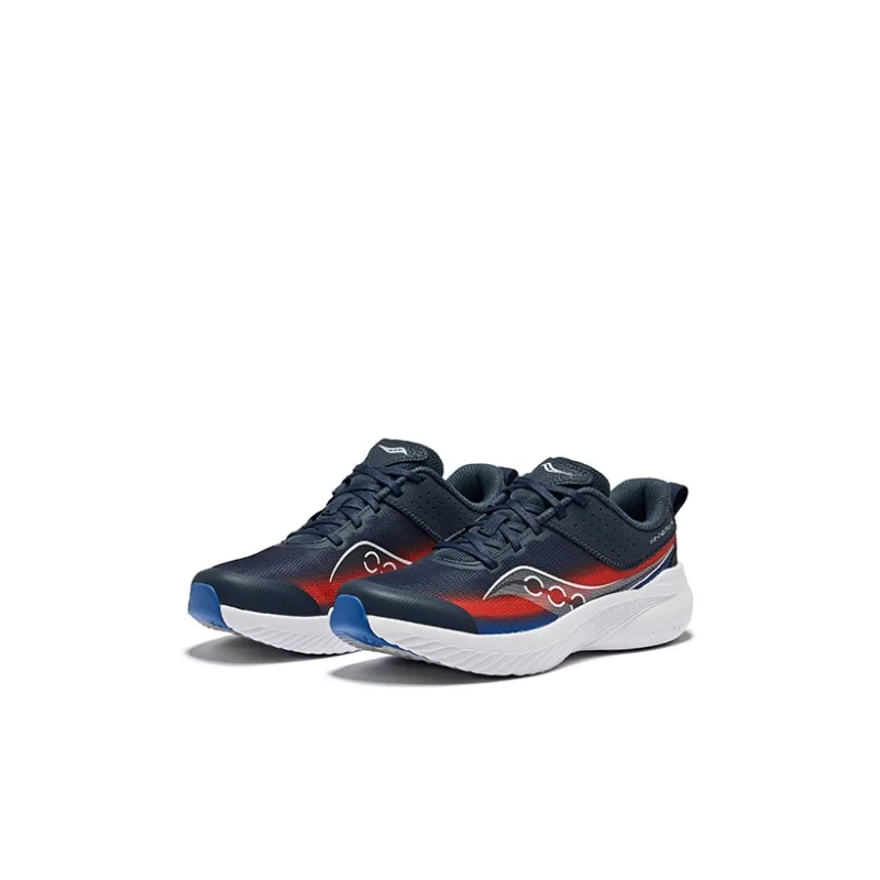 saucony Kinvara 14 Big Kid 'Navy Red'-2