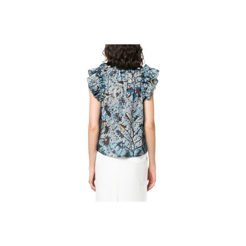 Ulla Johnson Flo Floral print Blouse-2