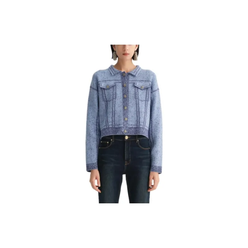 KARL LAGERFELD / Karl Lagerfeld Jeans Knitwear Women's Blue-1