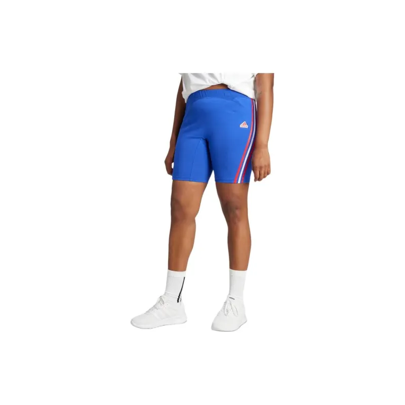 Adidas Free Shipping With AdiClub Future Icons 3-Stripes Biker Shorts Plus Size-1
