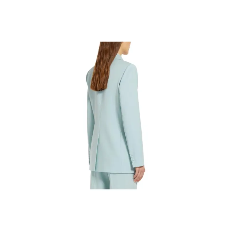 MaxMara Business Suits Coats Women's Aqua Blue-3