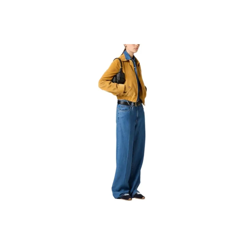 MIU MIU 5 Pockets Denim Jeans 'Navy'-1