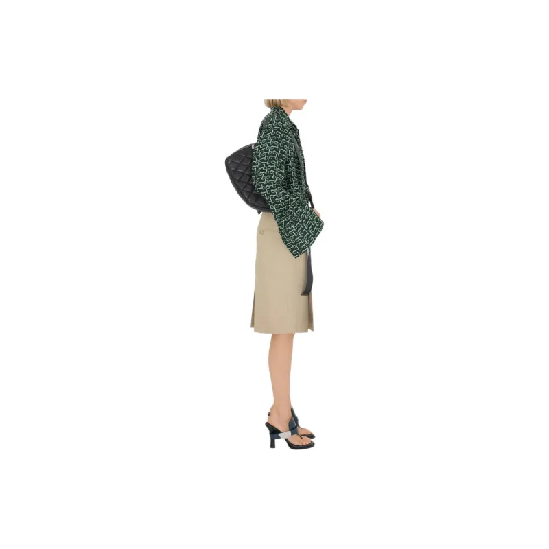 Burberry Betted Skirt 'Oat'-4