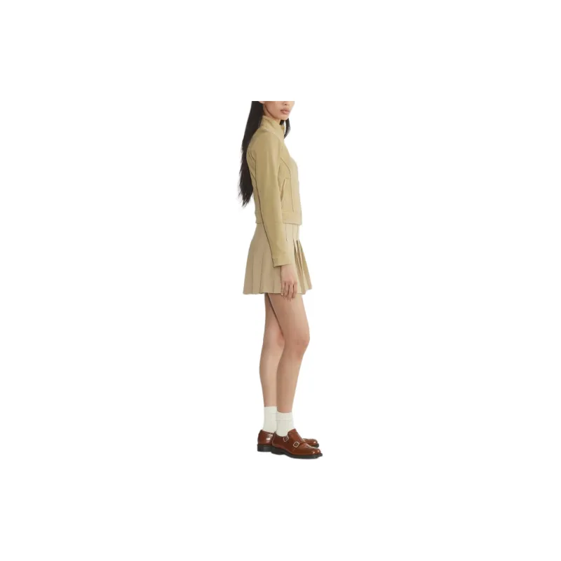 ARITZIA Sunday Best Lourdes Jacket Jackets Coats Women's Wicker Tan-4