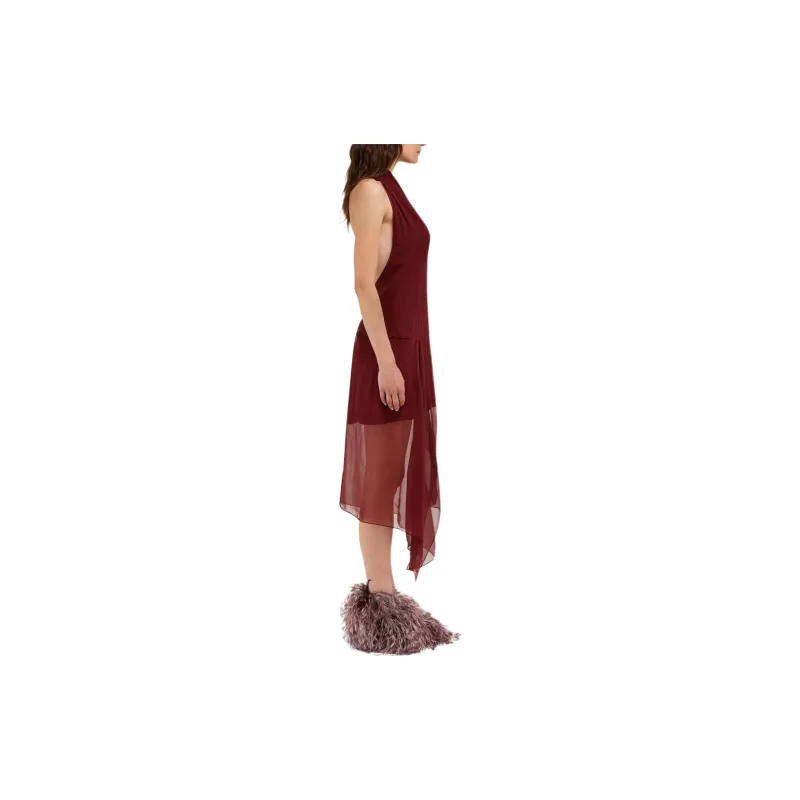 Ferragamo Halterneck Low Back Dress-3