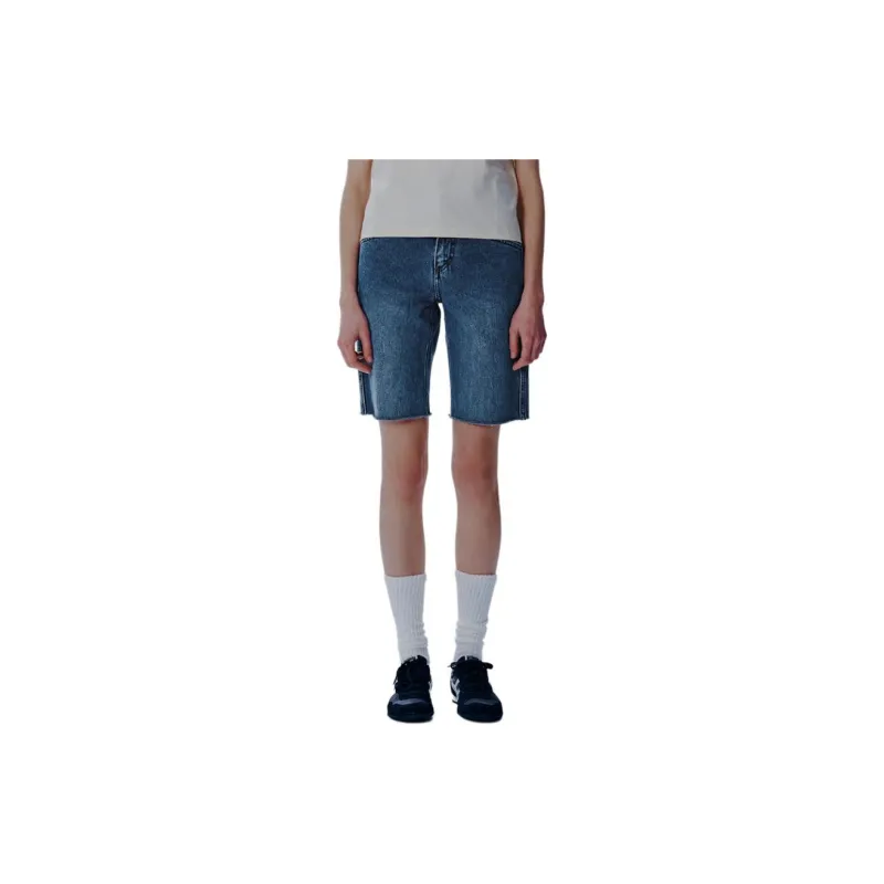 MARITHE FRANCOIS GIRBAUD SS24 Denim Shorts Women's Blue-2