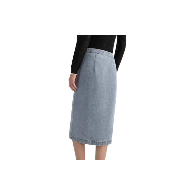 KARL LAGERFELD Casual Long Skirt Women's Blue-2