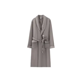 UAVAE Bath Robes Men's Glacier Gray