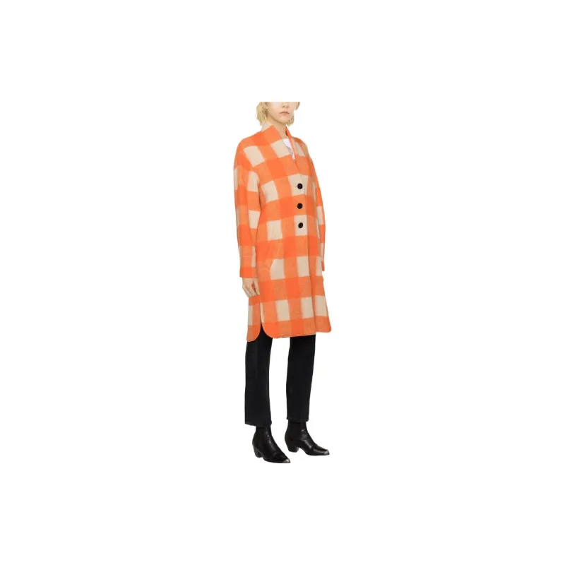 ISABEL MARANT ETOILE Checked Gabriel Coat-3