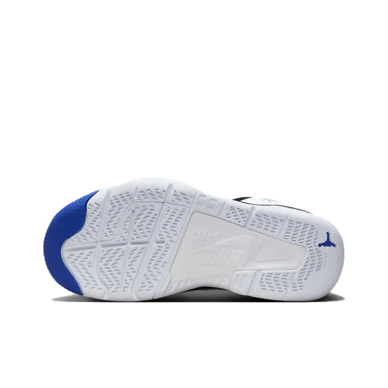 Jordan Stay Loyal Cushioning Lightweight Mid Top Children's Basketball Shoes White Black Teenagers-3