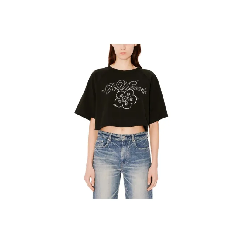 KENZO Embellished Cropped T-Shirt-3
