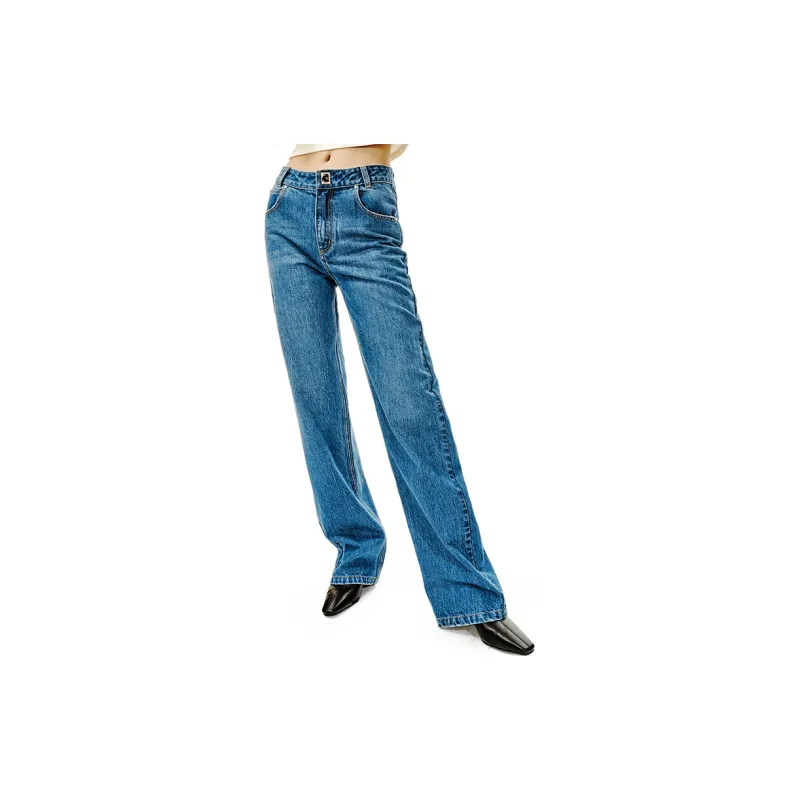 CALVINLUO Jeans 005 Women's Blue-4