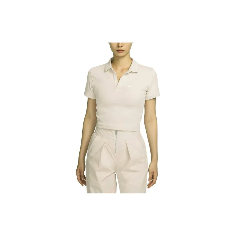 Nike Polo Shirt Women's Light Redwood Umber-2