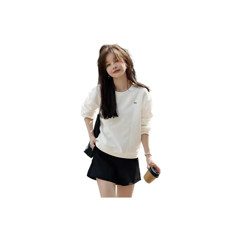 Mo Han Yi Mei FW24 Sweatshirt Women's Raw White-3