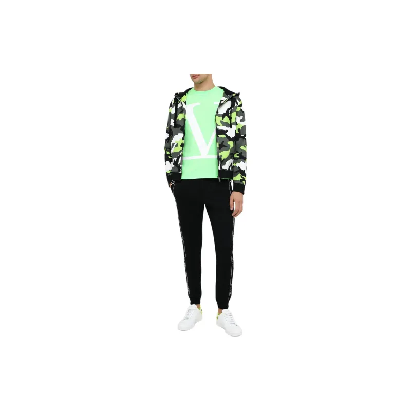 Valentino T Shirts Men Green-2