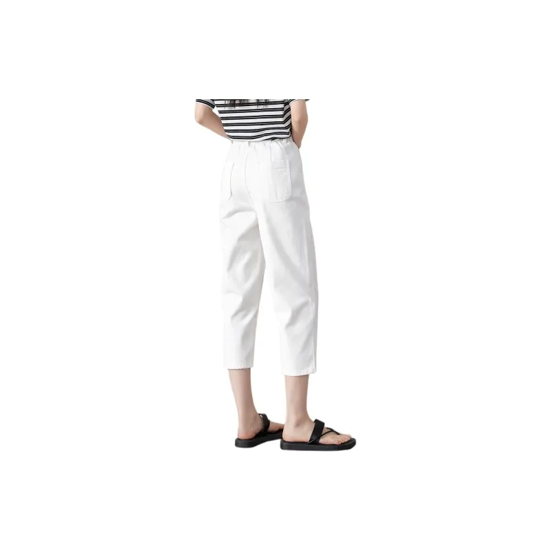 Mo Han Yi Mei Jeans Women's White-3