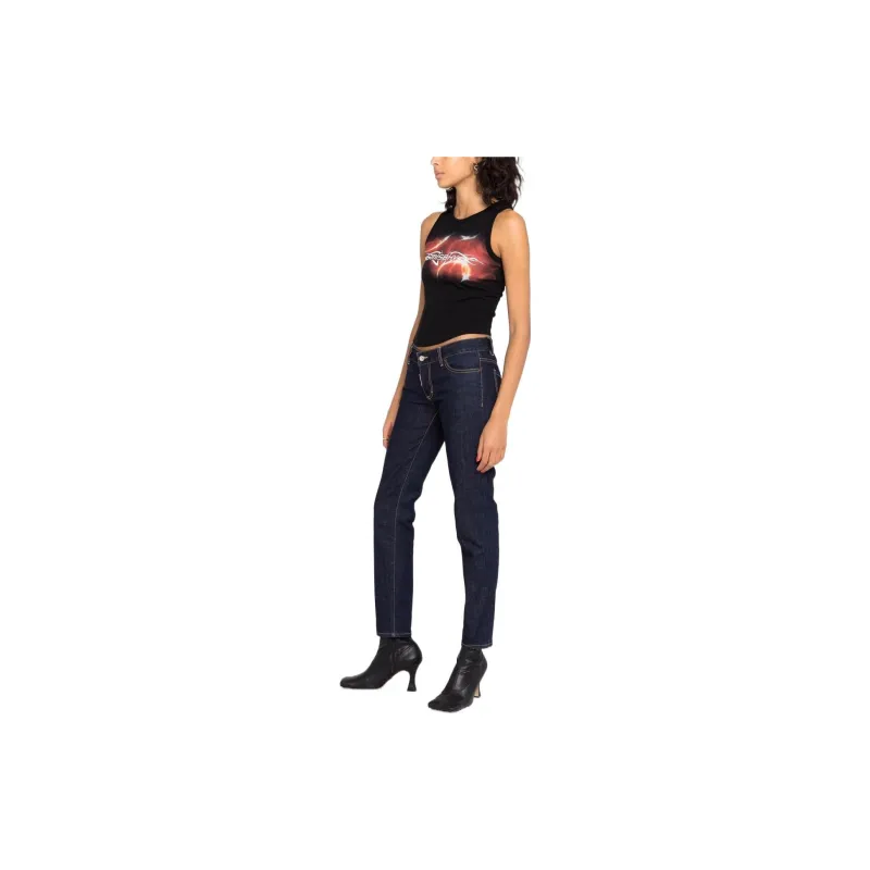 DSQUARED 2 Contrast stitching Skinny Jeans-2