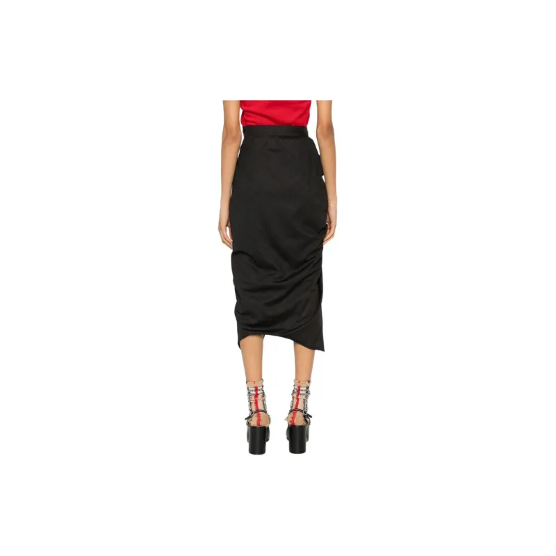 Vivienne Westwood Side Panther Gathered Skirt-2